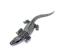 Crystal Rhinestone Lizard Broch Salamander Pin Insignia Gecko Linda joyería vintage Brooches Brooches