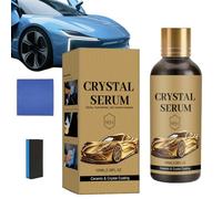 Crystal Serum Ceramic Coating for Cars - 9H Nano Graphene Protection, Ultra Gloss & Scratch Resistance - Easy Application Pro Detailer Grade DIY Applicator Kit (1pc)