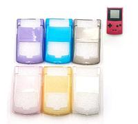 Crystal Shell - Funda protectora de TPU suave para GBC Gameboy Color Consola Cubierta protectora (amarillo transparente)