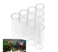 Crystal Shelter House para camarones pequeños - de camarones Acrílico Transparente para Acuario,Pequeño hábitat de Pescado-camarones, Tubo de reproducción Que esconde Tubos Ocultos en