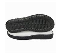 Crystal Sole - Material de la suela de ganchillo a mano (negro, 30)