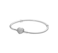 Crystal Sparkling Shinning Bright Love Heart Clasp Charm 19cm