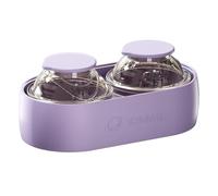 Crystal Sphere Ice Maker, Silicone Round Freezer Mold Kit, Large Ice Ball Tray System, Leakproof Freezing Tool, Drink Cooling Orb Set, Bar Home Use for Party Serving Entertainment 13.6x5.7x7.3cm