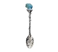 Crystal Spoon Alloy, Vintage Crystal Alloy Spoons 4.33x0.75 Inches