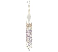 Crystal Suncatcher - 19.7 Inch Rainbow Maker Wind Chime for Window Decor | Hanging Prism Light Catcher with Balcony Patio Garden, Window Balcony for Bedroom Home Outdoor Decoration Use