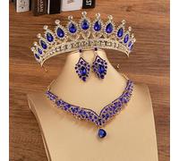 Crystal Tiara Crowns para mujeres Corona de bodas Joyas de cabello Bride Blindwear Barroque Rhinestone Gold Silver Color Tiaras Princess Accesorios para Queen's Party