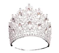 Crystal - Tiara para mujer, para boda, novia, reina, accesorios para el cabello