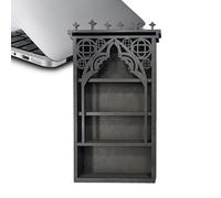 Crystal Wall Shelf - Wooden Moon Phase, Display Rack, Sun Star Hollow Design Organizer, Decorative Crystal Holder Gabinete, Gothic Wizardry Style Storage | Para vacaciones, cumpleaños, bodas