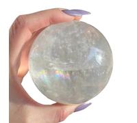 Crystal White Calcite Sphere|Clear Crystal Ball|Magic Crystal Sphere Ball |Quartz Crystal Gemstone Ball|Photography Decoration,70~80mm