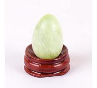 Crystal Yoni Egg Natural Xiuyan Jade Masaje Huevo Set Kegel Ejercicio, 30x20 Undrill