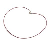 CrystalAge Collar de cordón de cuero - 40,64 cm (rosa oscuro) - 1 collar de cordón
