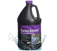 CrystalClear Clarificador de agua con extracto de cebada para jardín y fuente, concentrado líquido natural para tratar estanques nublados, peces koi, seguro para plantas y mascotas, 1 galón