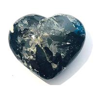crystalmiracle Black Tourmaline Heart Rock 54 Grams Crystal Healing Metaphysical Gemstone Reiki Feng Shui Regalo Bienestar Paz Meditación Aura Vaastu Protective