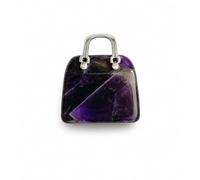 CRYSTALMIRACLE Exclusivo colgante de amatista de 1 pulgada para hombres y mujeres, joyería curativa de cristal, accesorio hecho a mano