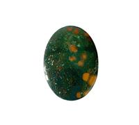 crystalmiracle Piedra de sangre natural de 2 pulgadas, piedra de palma de cristal, cabujón de bolsillo, piedra preciosa, bienestar, Reiki, Feng Shui, regalo curativo