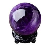 Crystals Ball Decorative Amethyst Quartz Sphere for, Feng Shui, and, Witchcraft Supplies,55mm
