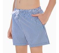 CrystErzoix Bañador Niño Secado Rápido con Forro Interior de Malla Short de Natación Pantalones Cortos de Baño Ligeros Bañador para Playa Piscina, Rayas 7 Años