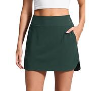 CRZ YOGA Alto Waisted Golf Faldas para Las Mujeres una línea Skort del Tenis Leyenda Verde 42