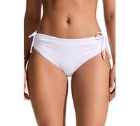 CRZ YOGA Braguitas de Bikini Mujer Braguitas de natación Ajustables con Lazo Lateral Deportivo Blanco 38