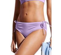 CRZ YOGA Braguitas de Bikini Mujer Braguitas de natación Ajustables con Lazo Lateral Deportivo Púrpura élfico 42