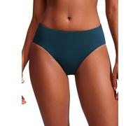 CRZ YOGA Braguitas de Bikini para Mujer Braguitas de baño básicas de Media Altura y Cobertura Total Insignia Azul 40