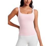 CRZ YOGA Butterluxe Camisola Cuello en U Rosa Fresa 38