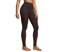 CRZ YOGA Butterluxe Cintura Alta Ejercicio Suave Yoga Leggings Extralargos para Mujeres Altas - 76cm Marrón Fudge Caliente 40