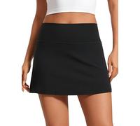 CRZ YOGA Butterluxe Falda de Tenis y Golf Femenina en Forma de a con Bolsillo Negro 46