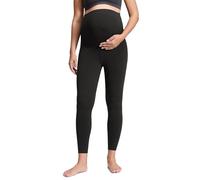 CRZ YOGA Butterluxe Mallas de Maternidad sobre el Vientre Mallas de Embarazo Suaves - 63cm Negro 42