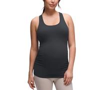 CRZ YOGA Butterluxe Mujer Racerback Maternidad Tanque Cima Fruncido Preñez Acolchado Yoga Arriba Misterioso Gris 44