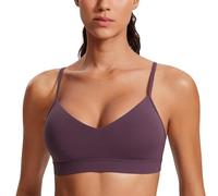 CRZ YOGA Butterluxe Yoga Sujetador V Cuello UVA Cardo Morado 40