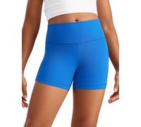 CRZ YOGA Chicas Butterluxe Shorts Deportivos de Motociclista Niños Adolescente Salón Activo Bailar Yoga Correr Azul Destello S