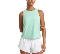 CRZ YOGA Cloudweight Camisetas Deportivas Ligeras de Cuello Redondo para Mujer Momento de Menta 42