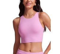 CRZ YOGA Espalda Nadador Cropped Top de Bikini Vita Rosa 44
