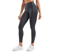 CRZ YOGA Leggings Cuero de Imitación 64cm Misterio-Gray-Foil 42