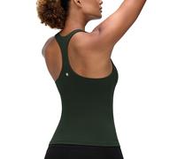 CRZ YOGA Mujer Butterluxe Camiseta Sin Mangas de Entrenamiento con Sujetador Incorporado Leyenda Verde 40