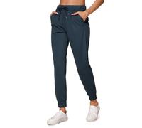 CRZ YOGA Mujer Pantalones de Chándal con Cordón Pantalones Deportivos de Tobillo con Bolsillos Laterales True Navy 38