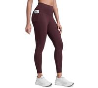 CRZ YOGA Mujeres Butterluxe Ejercicio Polainas 64cm - Cintura Alta Polainas con Bolsillos Ciruela Madura 38