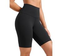 CRZ YOGA Mujeres Butterluxe Mallas Cortas Cintura Alta Fitness Yoga Ejercicio Corriendo Shorts de Ciclismo - 20cm Negro 44
