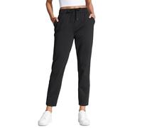 CRZ YOGA - Pantalones Deportivos Casuales con Bolsillo para Mujer -71cm Negro 38