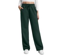 CRZ YOGA Pantalones Deportivos con Revestimiento de algodón para Mujeres - 76cm Leyenda Verde 44