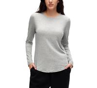 CRZ YOGA Pima Cotton Workout Camisas de Manga Larga para Mujer Athletic Crewneck Yoga Casual Tops Camiseta Lisa Heather Gris Medio 40
