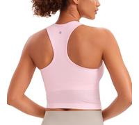CRZ YOGA Sin Costura Cultivo Acanalado Rosa Fresa 36
