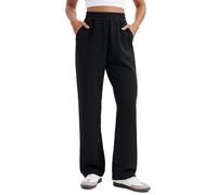 CRZ YOGA SoftAura Pantalón Sudadera Recto 71/76/81cm | Casual, Textura Aterciopelada, Modal, Bolsillos, para Mujer