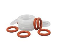 CS 1,9 mm, junta tórica de silicona resistente al calor, junta tórica de sello de caucho blanco/rojo VMQ(Red,OD 56MM (10PCS)_1.9MM)