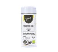 cs 140045 YERBAL PIMIENTA BLANCA GRANO Bote 50, Acero Inoxidable