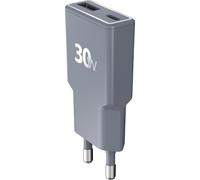 CS 30W USB A + C PD UltraGaN BOLSILLO OFG Gris