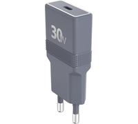 Cargador USB C - FORCE POWER - Pocket 30W - Power Delivery - UltraGaN - Gris