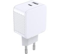CS 32W USB A 12W + USB C 20W Blanco Reciclado