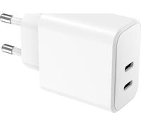 CS 40W (20+20W) USB C+C PD Blanco